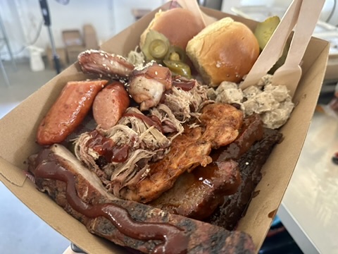 King Valley BBQ catering platter